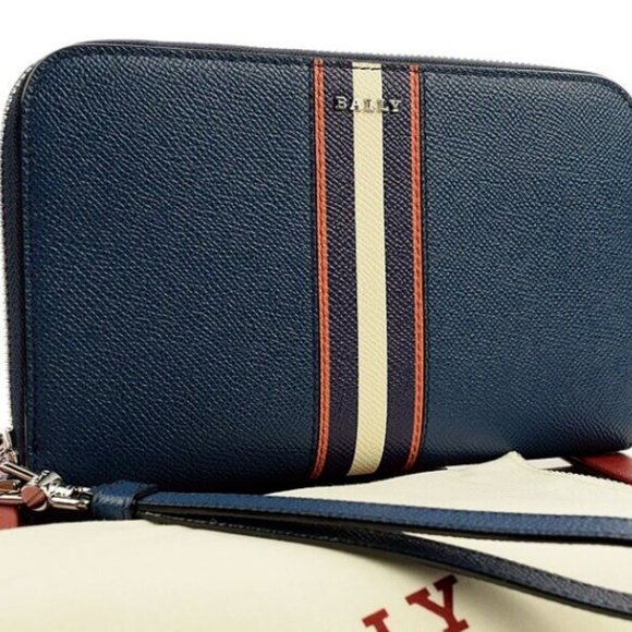Bally Switzerland luxury & chic  beautiful leather zip wallet NIB$695 - Picture 3 of 11